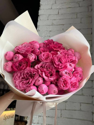 Букет "Малиновий"