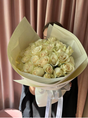 Букт 25 троянд "Solsy"