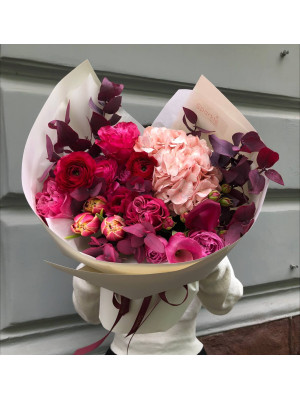 Букет ''Малинова осінь''