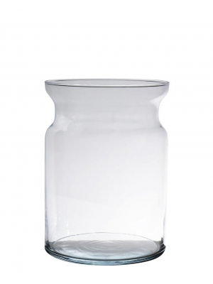 Ваза для квітів H25 D18 циліндр квадратна [019420]