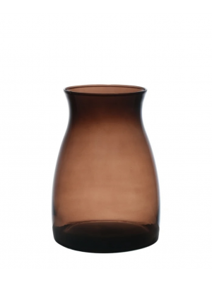 Ваза для квітів В20 вишнево-фіолетова скляна [019559]