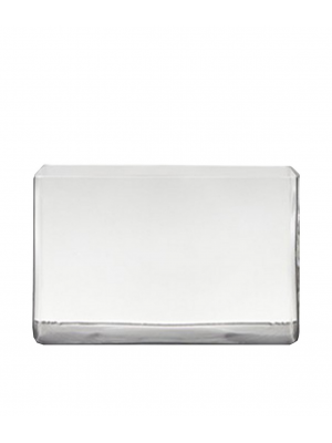 Ваза для квітів H14 20*16 прозора квадратна [08353]