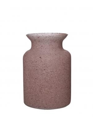 Ваза для квітів H20 рожевого кольору з мозаїкою [16803]