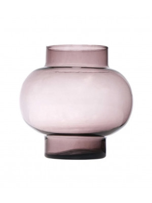 Ваза для квітів В19 Д19 рожево-фіолетова кругла [01927]