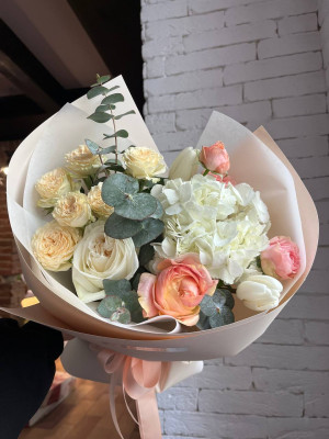 Букет "Персикова любов"